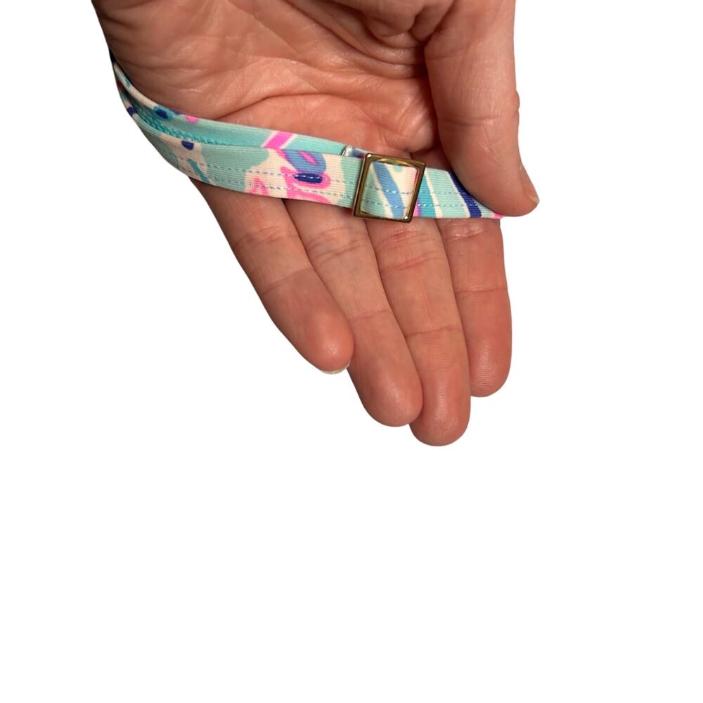 Lilly Pulitzer Bayside Michaelina Swim Tankini Top Women’s 8 Blue Resortwear - Picture 7 of 11